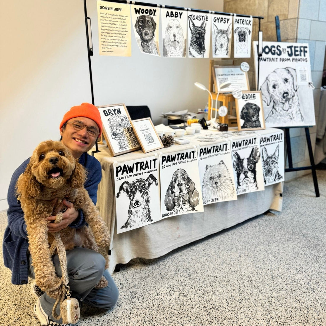 Kevin the Cavapoo: Chaos, Charm, and One Cheeky PAWtrait