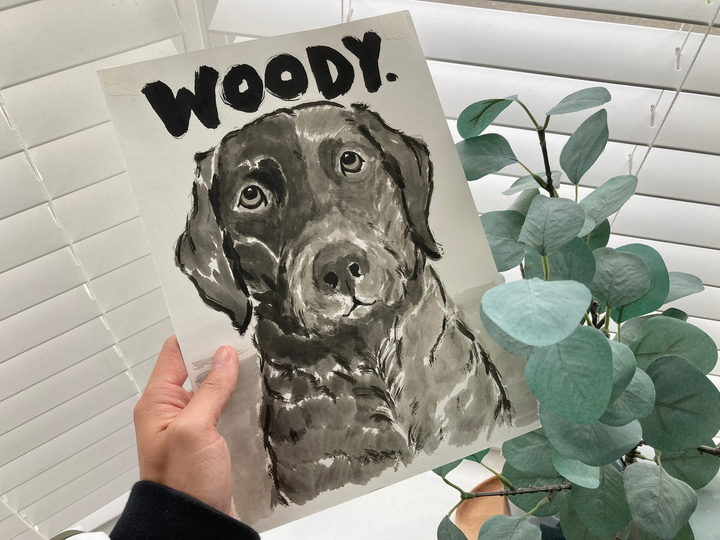 Inky Pooch Pawtrait