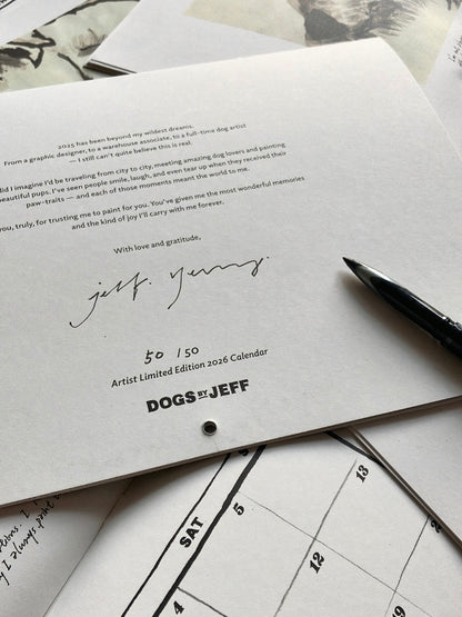 Dogs By Jeff 2026 Calendar