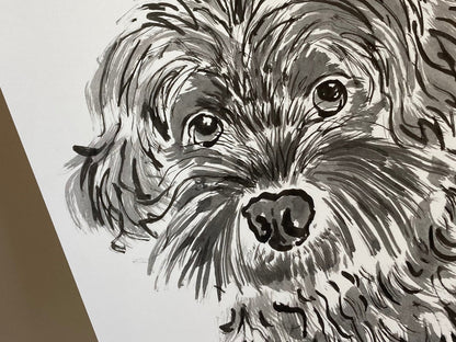 Inky Pooch Pawtrait