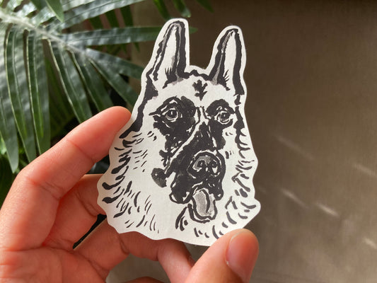 Dog Sticker - German Shepherd