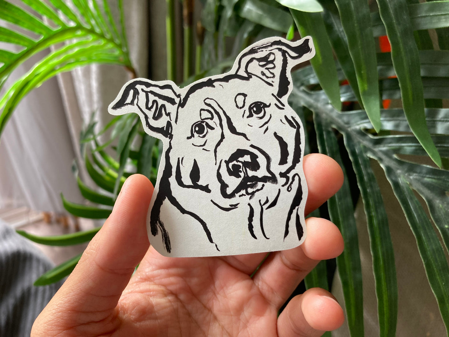 Dog Sticker - Staffie