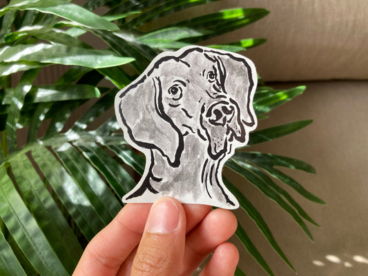 Dog Sticker - Vizsla