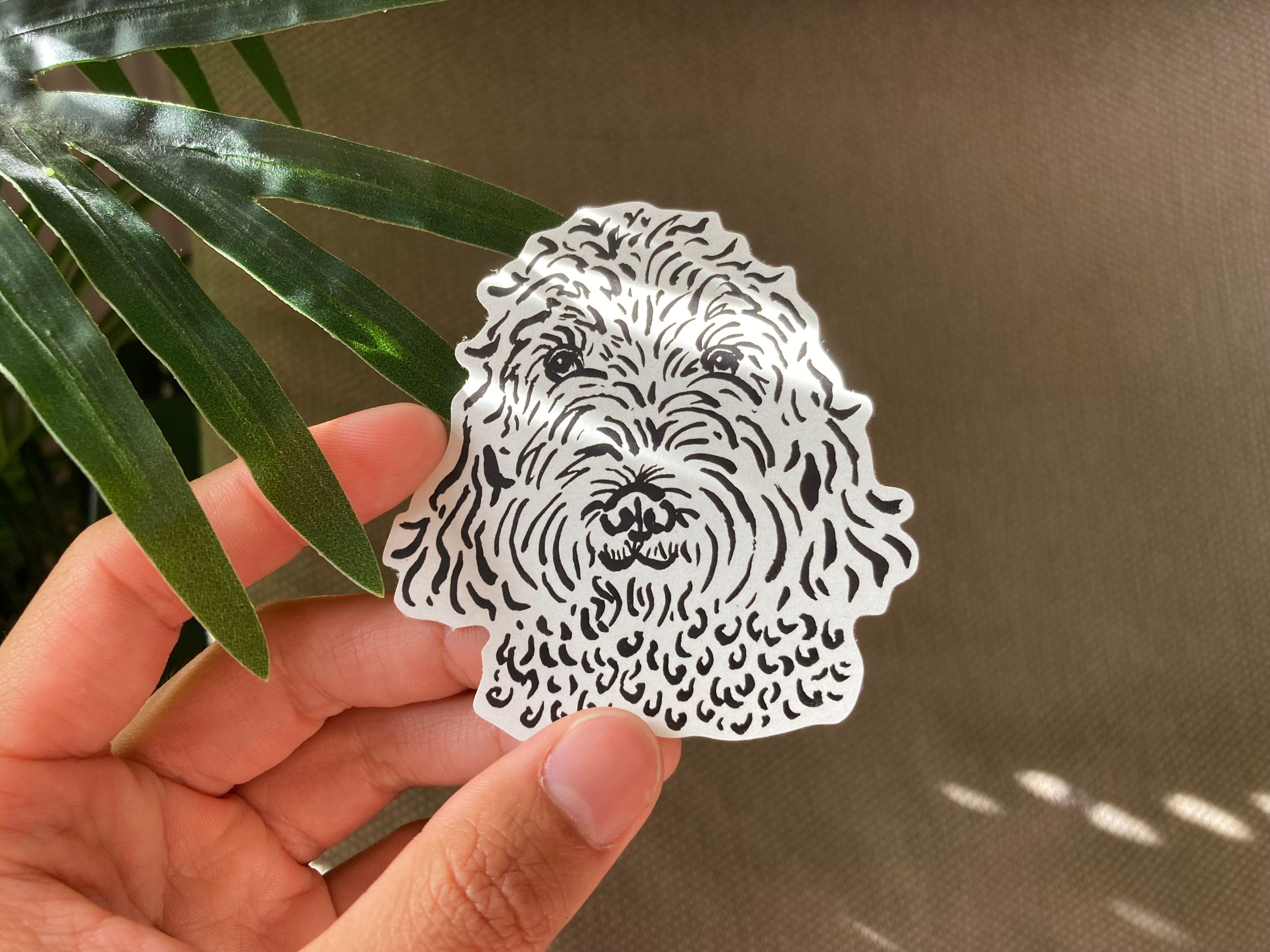 Dog Sticker - Cockapoo – DOGS BY JEFF