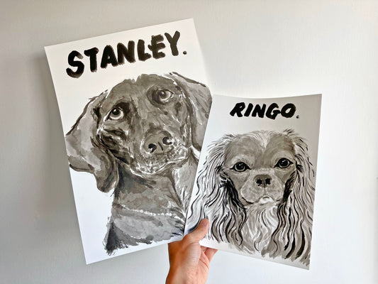 Inky Pooch Pawtrait