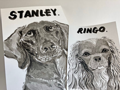 Inky Pooch Pawtrait