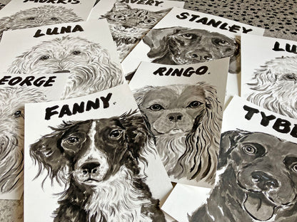 Inky Pooch Pawtrait