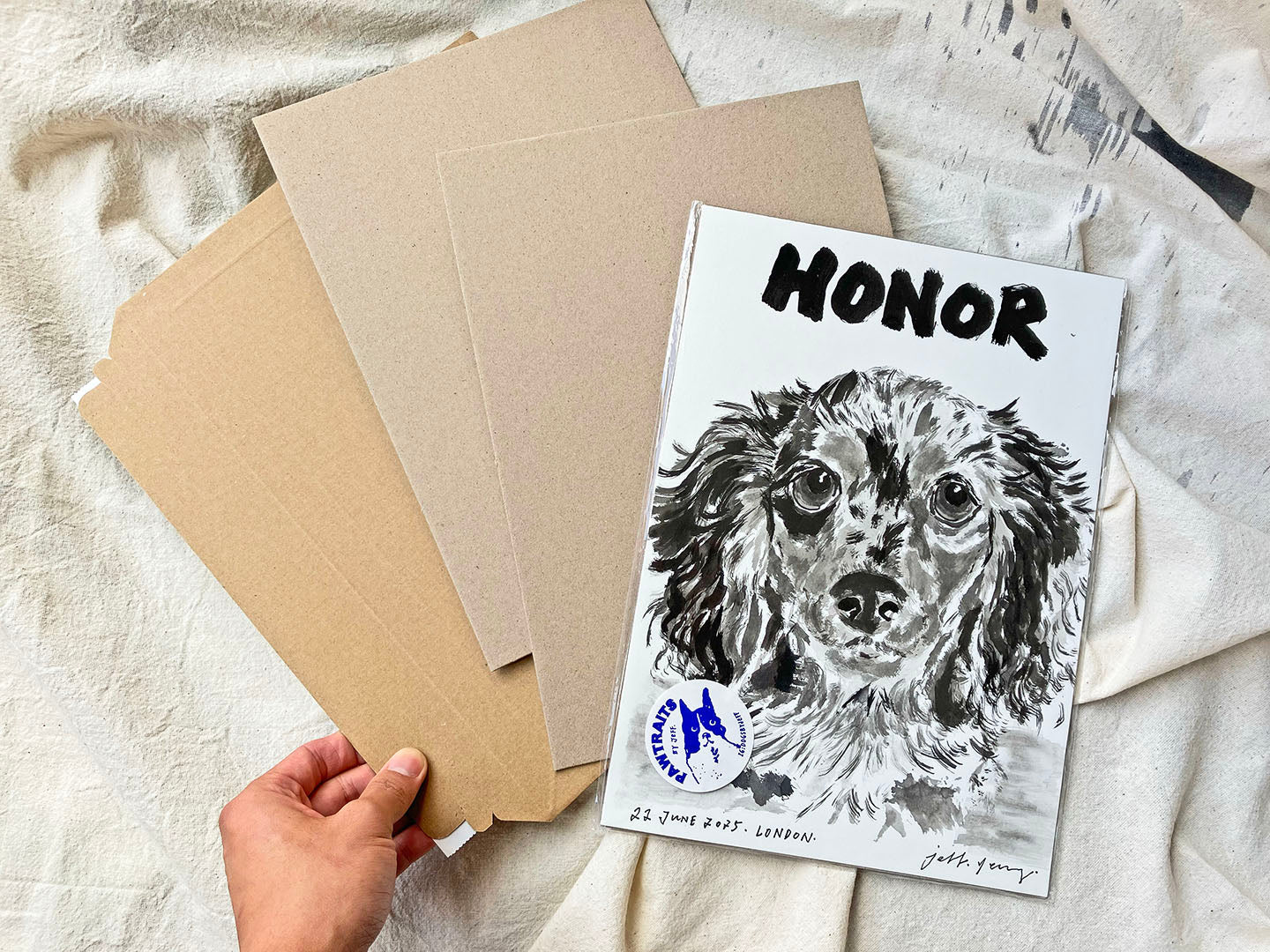 Inky Pooch Pawtrait – DOGS BY JEFF